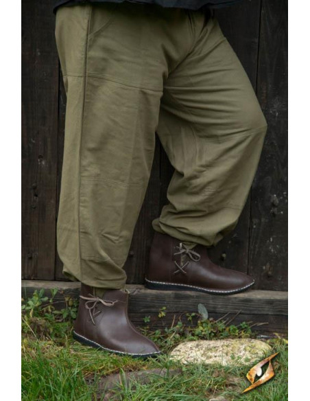 Botins medievais Galahad castanhos