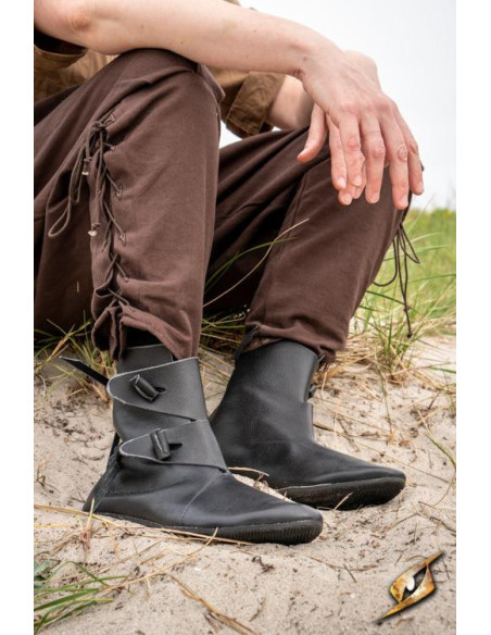 Botim viking e medieval Jorik em preto