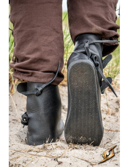 Botim viking e medieval Jorik em preto