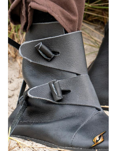 Botim viking e medieval Jorik em preto