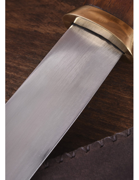 Faca Seax lâmina de aço carbono,...