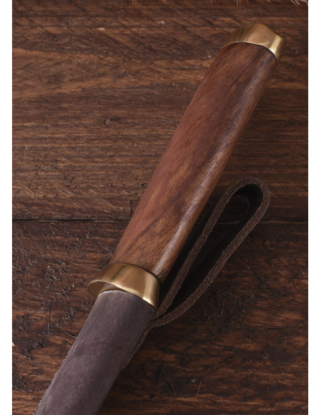 Faca Seax lâmina de aço carbono,...