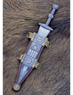 Vindonissa pugio incrustado de prata 2