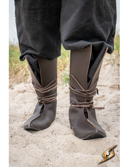 Botas viking e medievais Rolf em...