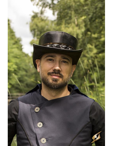 Cartola pequena em preto