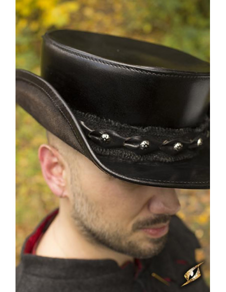 Cartola pequena em preto