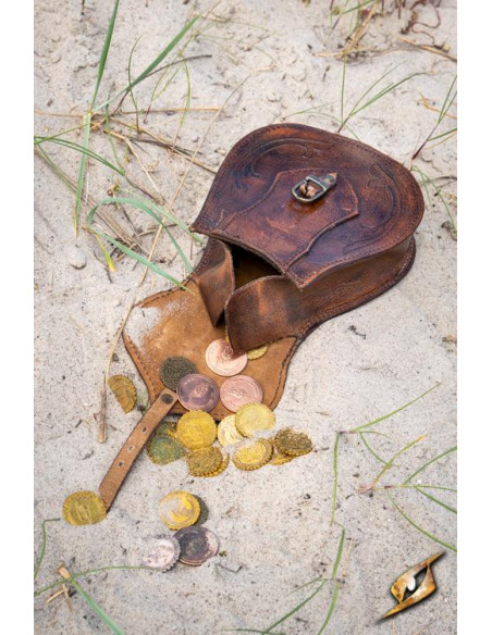 Bolsa Lorian medieval para usar no cinto