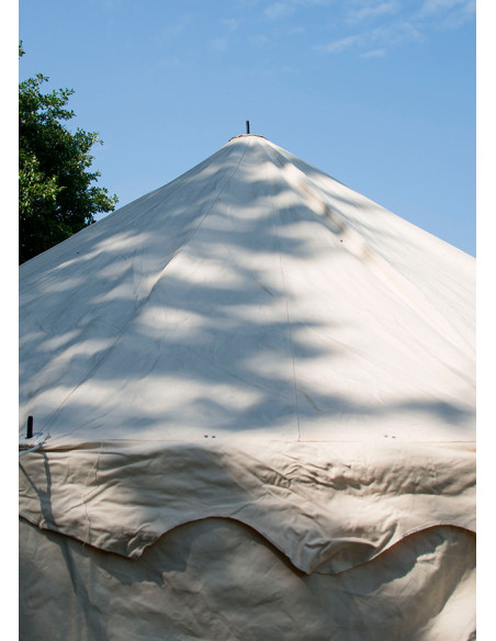 Barraca medieval redonda, 5 metros....