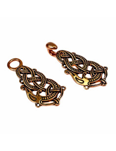 Fechamento do vestido ou capa de serpente estilo Viking... 2