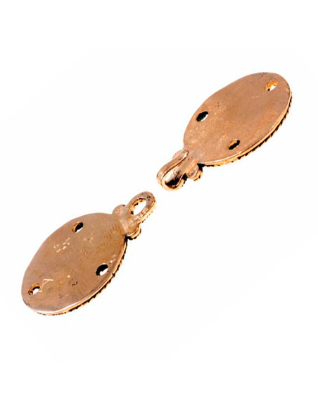 Fecho de vestido ou capa Viking com...