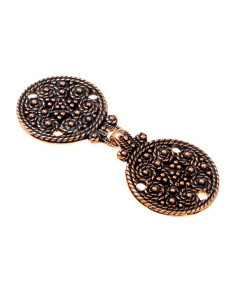 Fecho de vestido ou capa Viking com filigrana Björkö