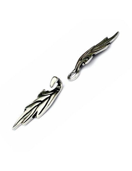 Detalhe de vestido ou capa Elfos com...