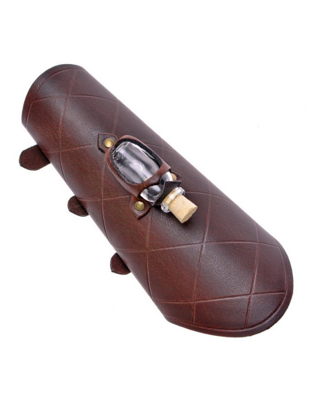 1 pulseira de couro com 1 frasco de...