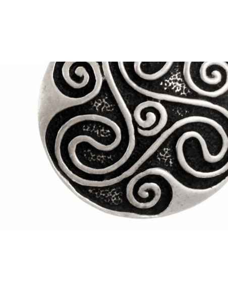 Pingente espiral Celtic Triskele com...