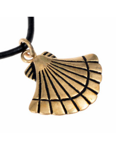 Pingente de concha de vieira medieval de Santiago