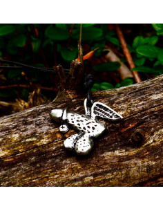 Pingente medieval e amuleto fálico alado 2