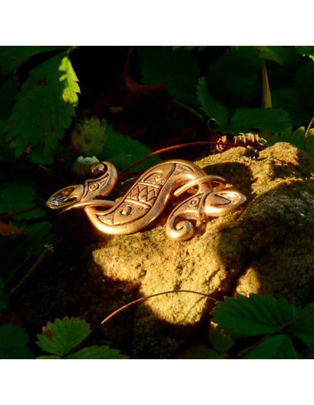 Broche de cavalo-marinho dragônico...