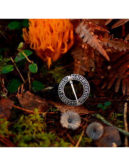 Broche de anel medieval, séculos XIV-XV