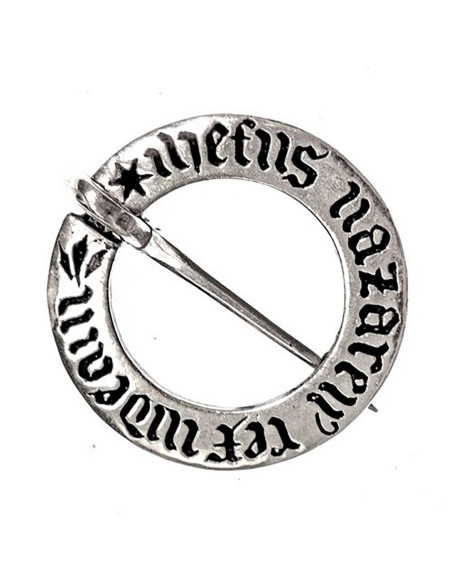 Broche de anel medieval, séculos XIV-XV
