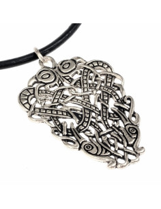 Pingente celta com pássaro entrelaçado