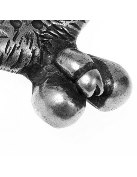 Pingente de falo romano e amuleto