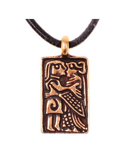 Pingente de casal Guldgubbe se...