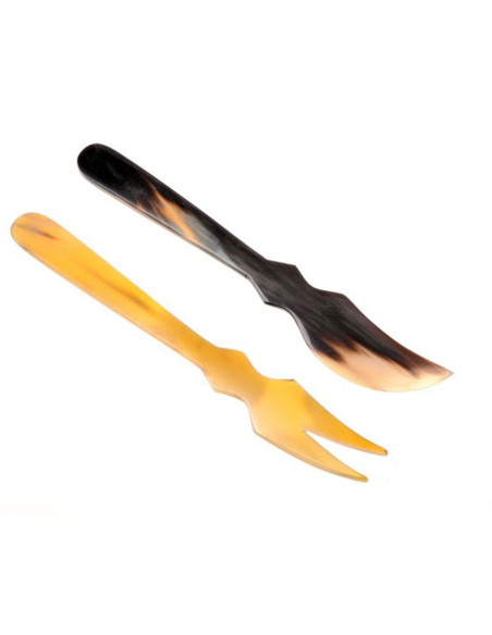 Conjunto de 2 talheres medievais de...