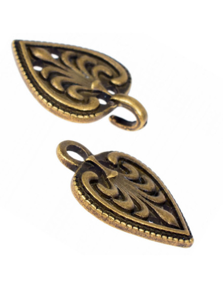 Fecho coração-fleur de lis Vestido ou...