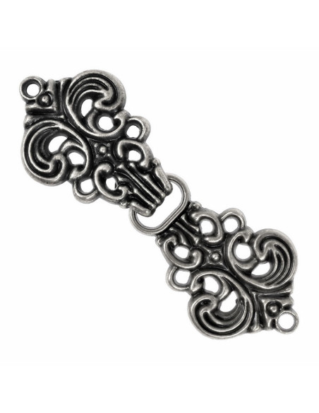 Fecho floral Vestido ou capa medieval...