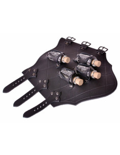 1 Pulseira de couro com 4 potes de poção mágica 2