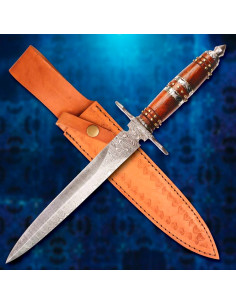 Adaga Camelot em Aço Damasco