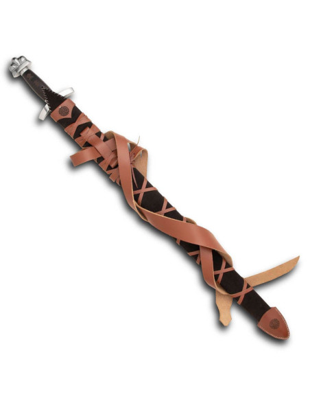 Espada Viking de Baldur com bainha e...