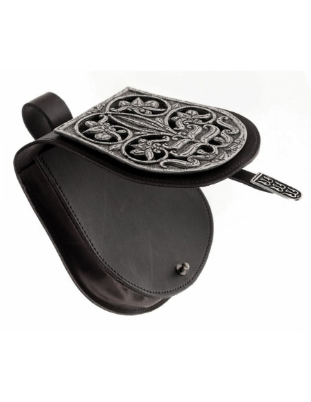 Bolsa de couro medieval modelo...