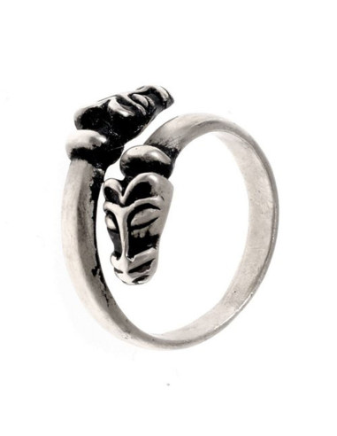 Decoração de lobo anel viking, Islândia