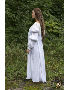 Lucrecia vestido medieval em off-white 2