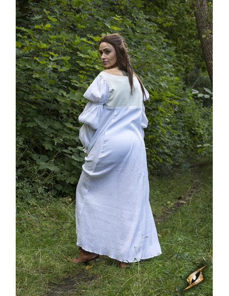 Lucrecia vestido medieval em off-white
