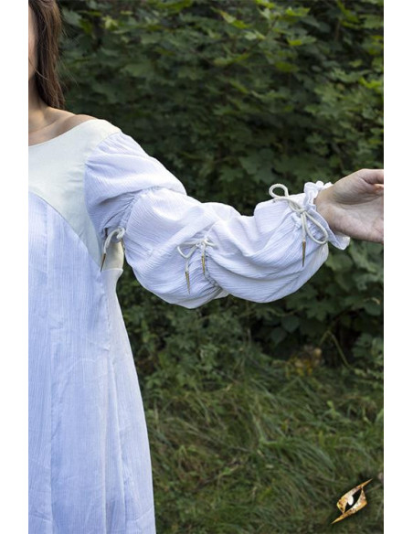 Lucrecia vestido medieval em off-white