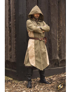 Colete Bicolor Altair em Desert Beige