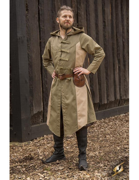 Colete Bicolor Altair em Desert Beige