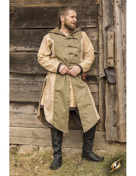 Colete Bicolor Altair em Desert Beige