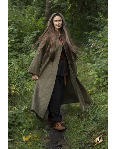 Túnica medieval verde Benedict Dríade