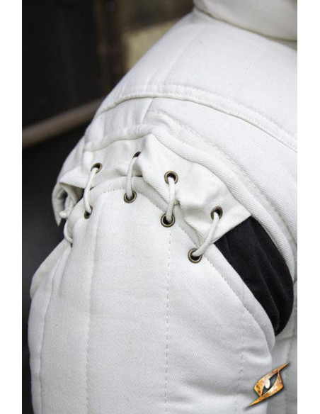 Gambeson branco natural acolchoado...
