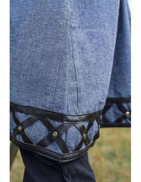 Túnica Viking decorada Erik, cinza...