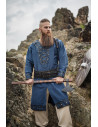 Túnica viking decorada Erik, azul escuro