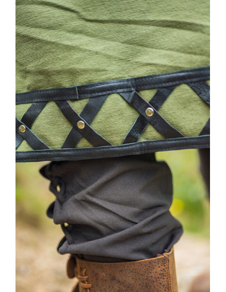 Túnica viking decorada Erik, verde