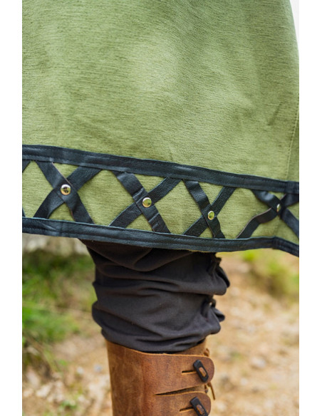 Túnica viking decorada Erik, verde