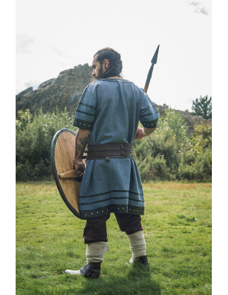 Túnica Viking de manga curta Rollo,...