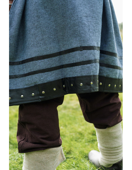 Túnica Viking de manga curta Rollo,...