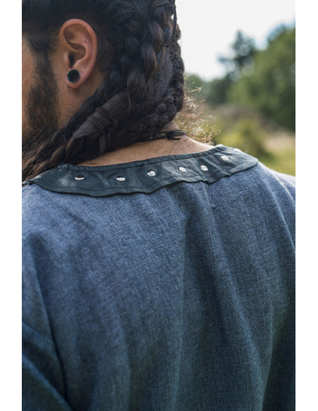 Túnica Viking de manga curta Rollo,...