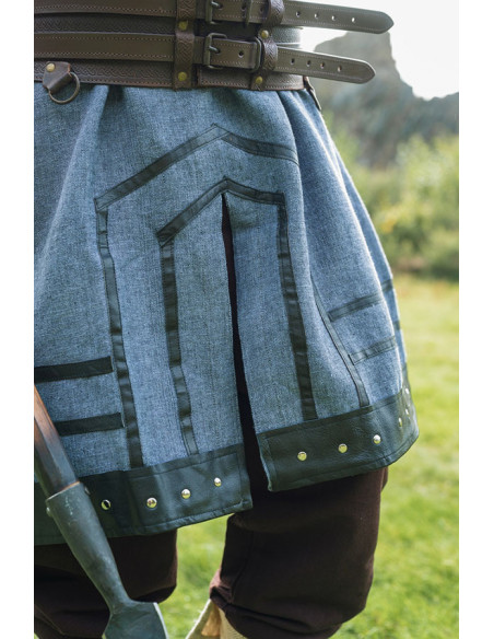 Túnica Viking de manga curta Rollo,...